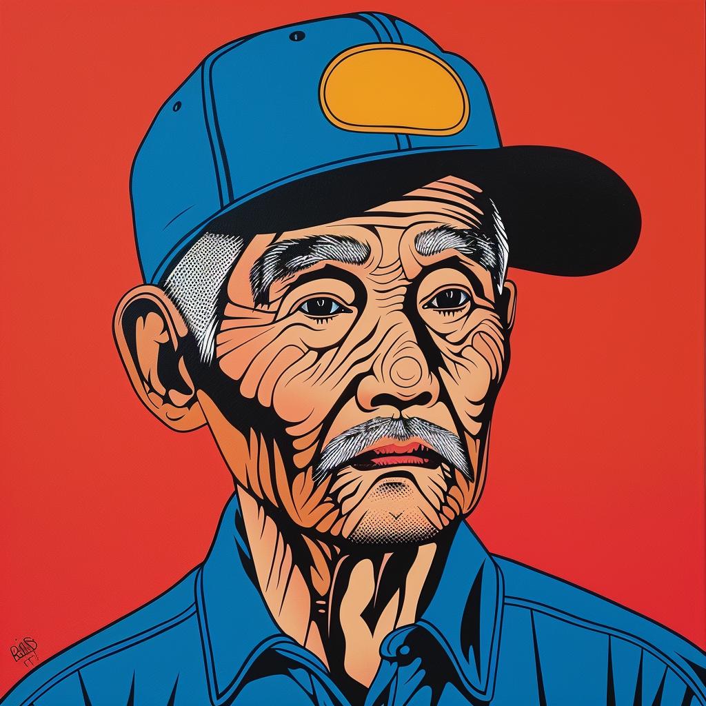 portrait  old  man  blue  hat  wisdom  expression  realism  character  mature 972772