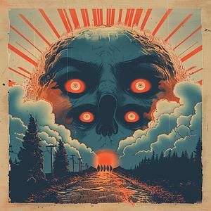 synthwave  dots  poster  Shining  design  symmetry  occult  floral  minimal  art 1038661