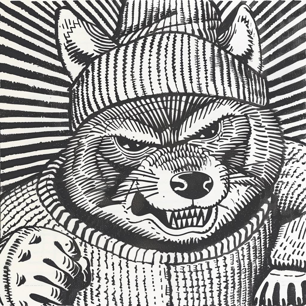 wolf  drawing  blackandwhite  sweater  streetculture  minimalist  aggressive  anthropomorphic  animal  urban 959316