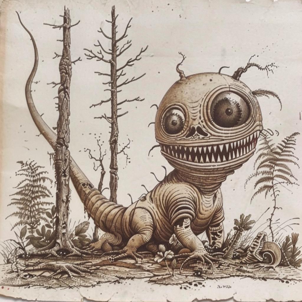 monster  big  eyes  head  drawing  1917  horror  dark  surreal  creepy 948963