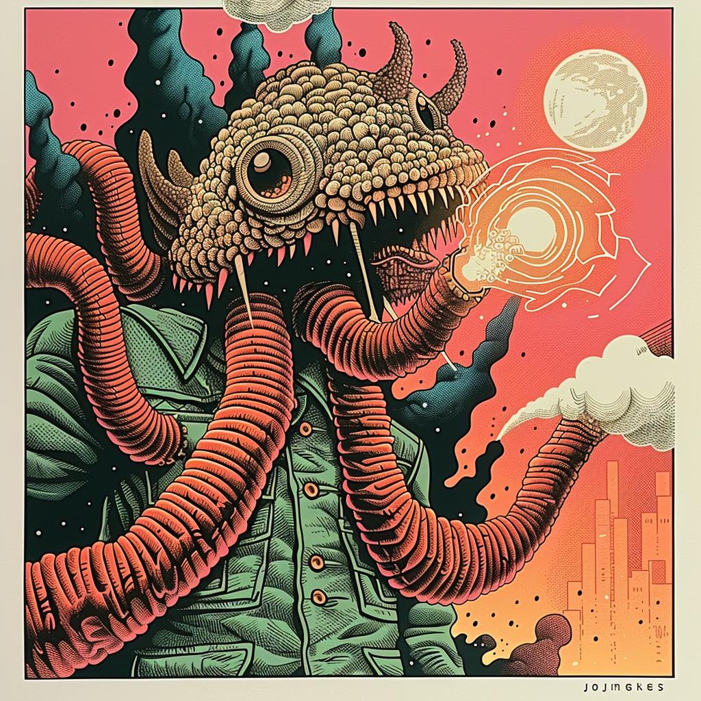 غلاف ألبوم فرقة Alien، فن موسيقي، تصميم جرافيكي، إبداعي، مؤثر، 946578