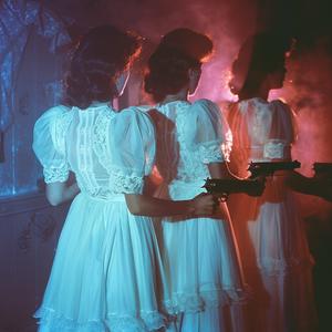 women  dresses  photography  90s  grainy  neon  southern  seance  liminal  David Lynch 1074458