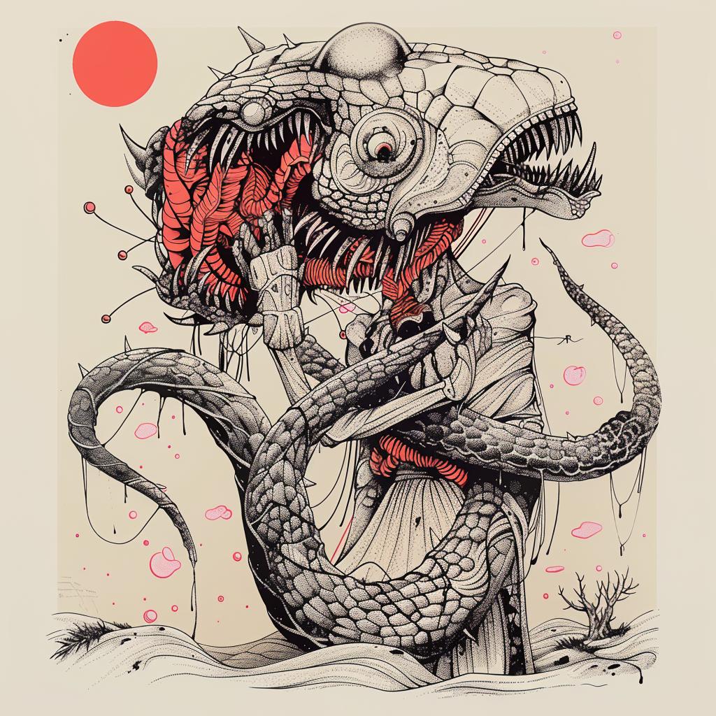 monster  snake  drawing  head  art  design  surreal  fantasy  character  visual 948344