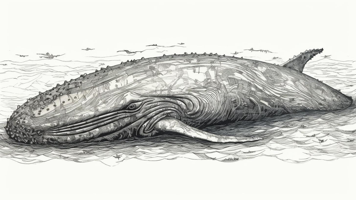 whale  drawing  ocean  black  white  minimalist  engraving  details  linework  art 936785