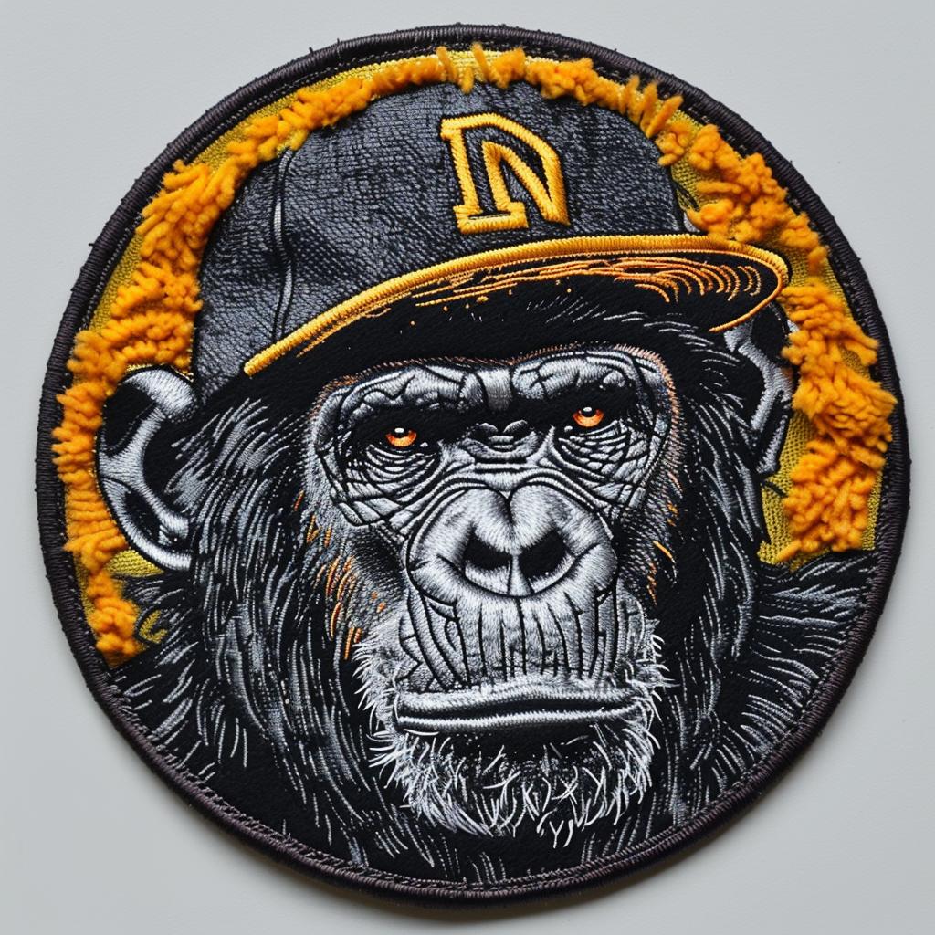 patch  streetwear  monkey  cap  baseball  uniform  chenille  hip-hop  simple  cool 961392