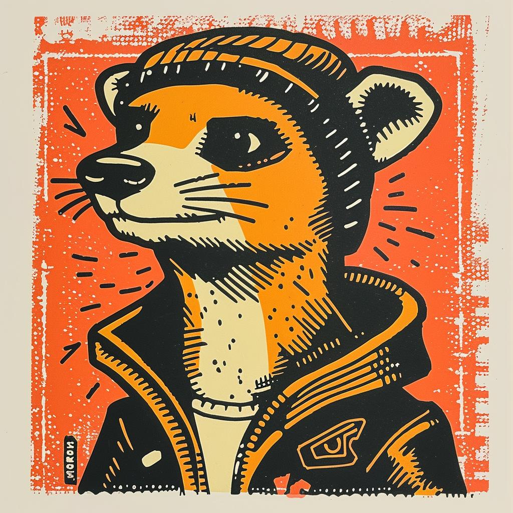 animal  jacket  street  culture  aggressive  minimal  anthropomorphic  poster  urban  cartoon 958226