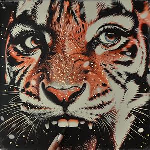 painting  tiger  mouth  open  wildlife  vibrant  colorful  animal  realistic  emotive 1054606