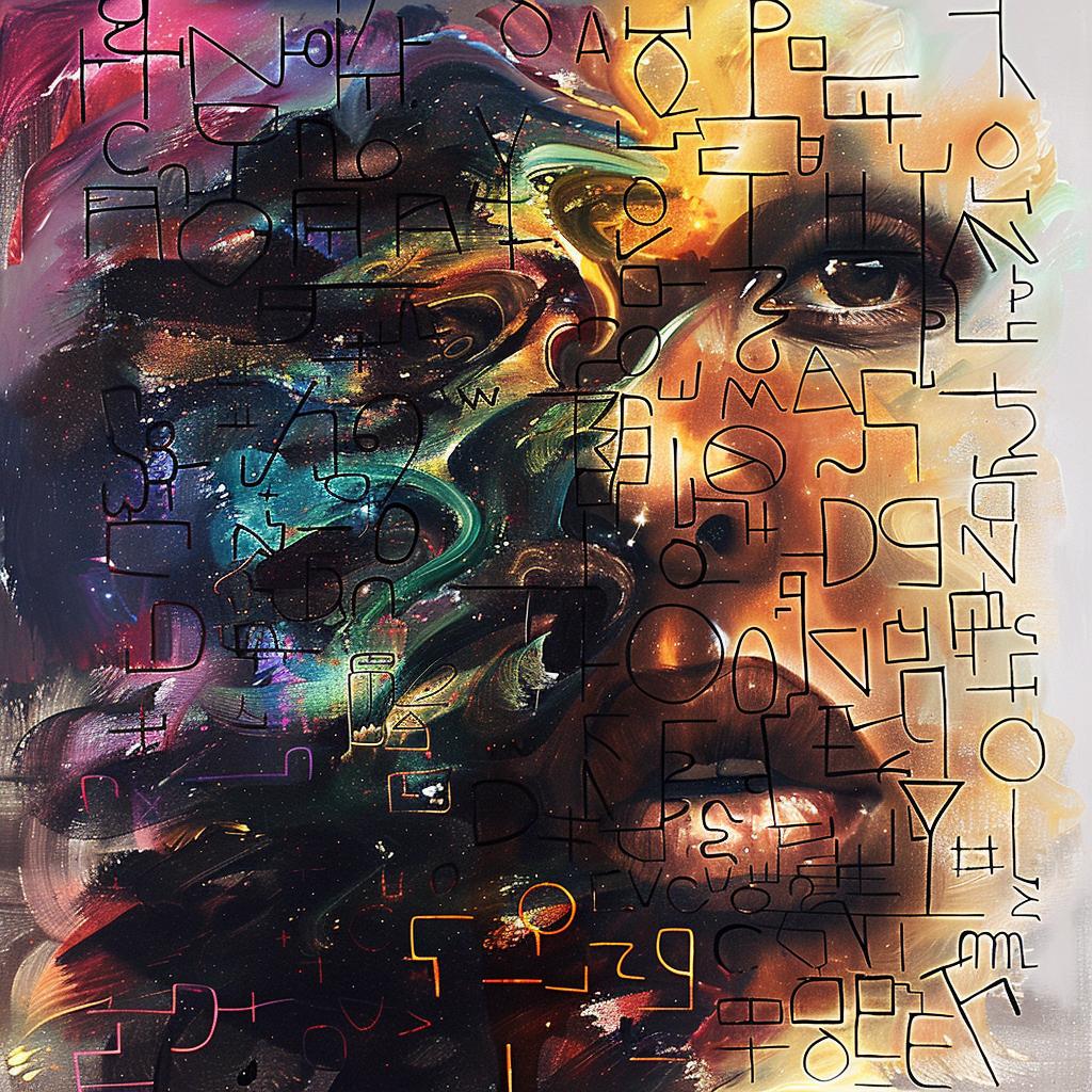 portrait  woman  text  colors  painting  expression  artistic  visual  mood  emotion 950791