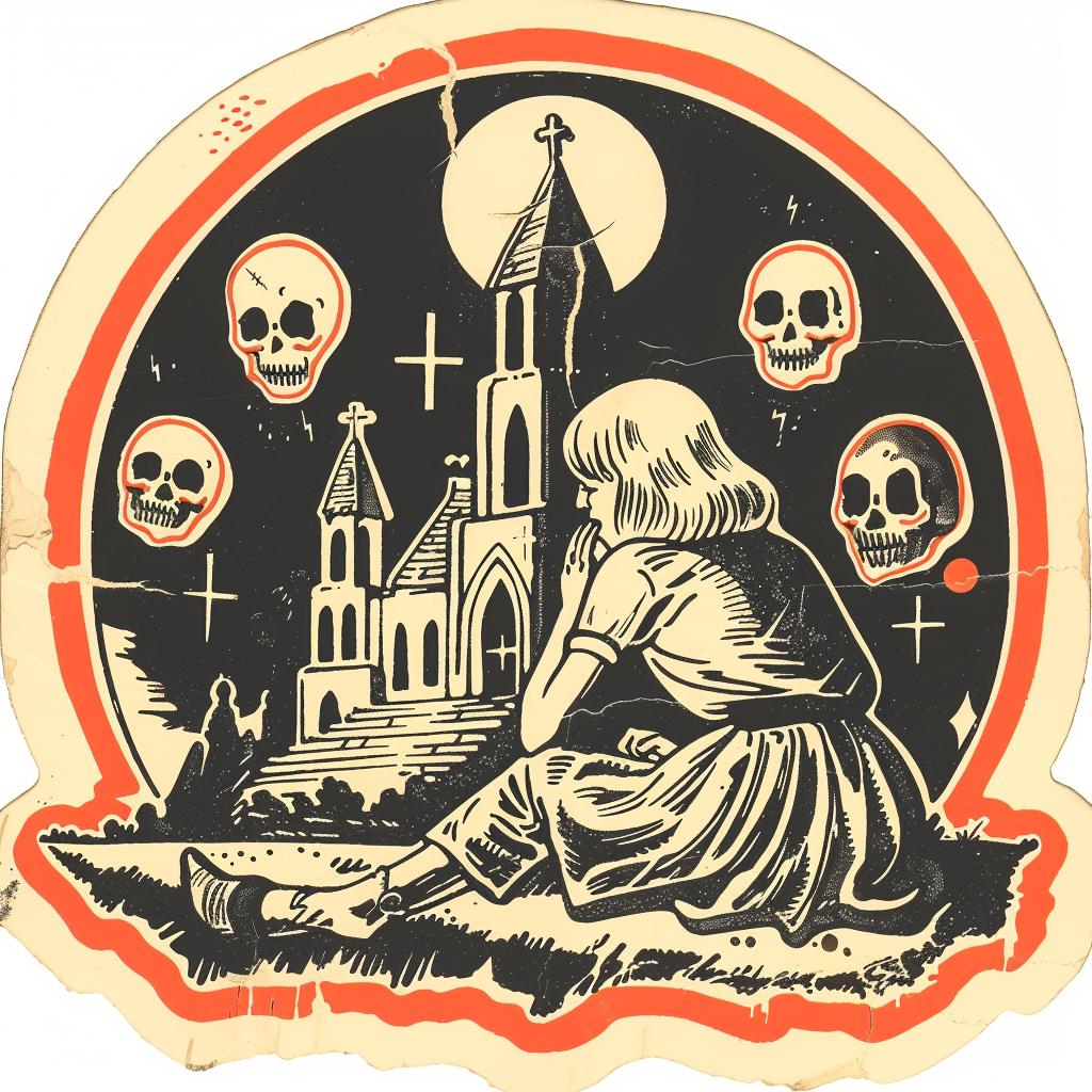 art  sticker  cartoon  demon  castle  provocative  Robert  Crumb  illustration  dark 935327