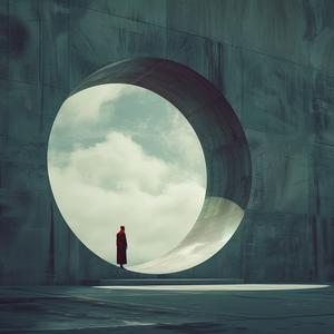 surreal  photography  Moebius  minimalism  fantasy  abstract  hole  standing  negative  space 1040612