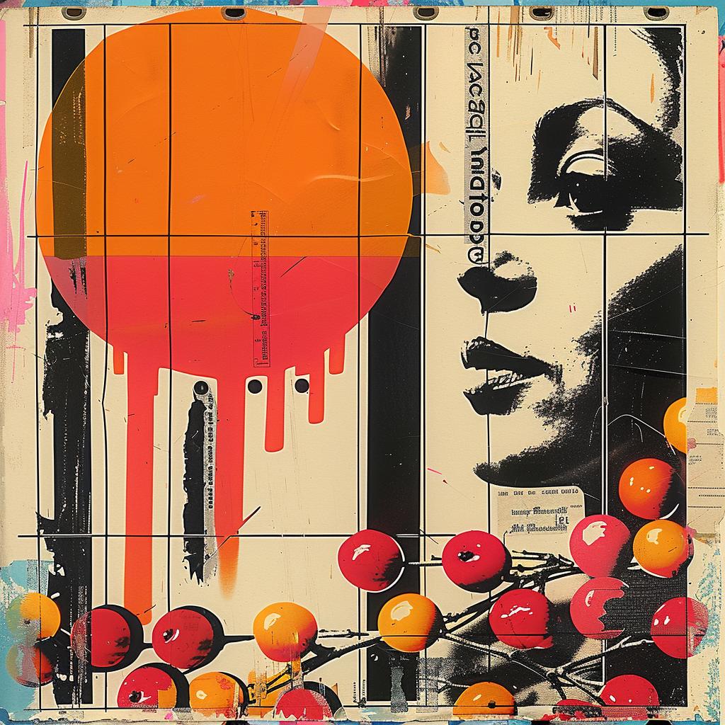 painting  woman  oranges  berries  collage  art  abstract  impressionism  floral  colorful 962657