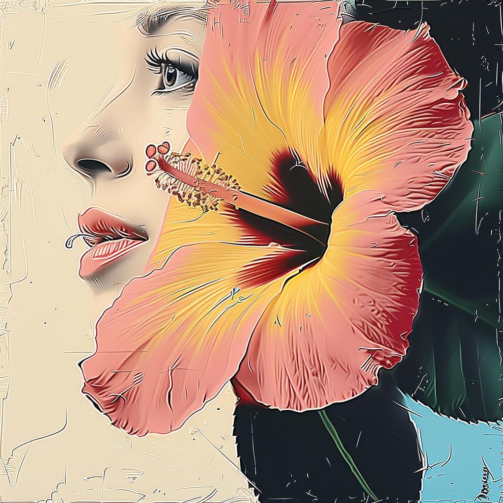woman  flower  face  painting  portrait  natural  serene  beauty  symbolic  expressive 963587