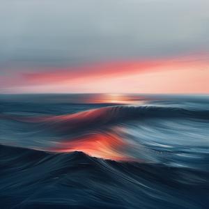 ocean  sunset  painting  minimalistic  abstract  landscape  colorful  serene  nature  scenic 1038797