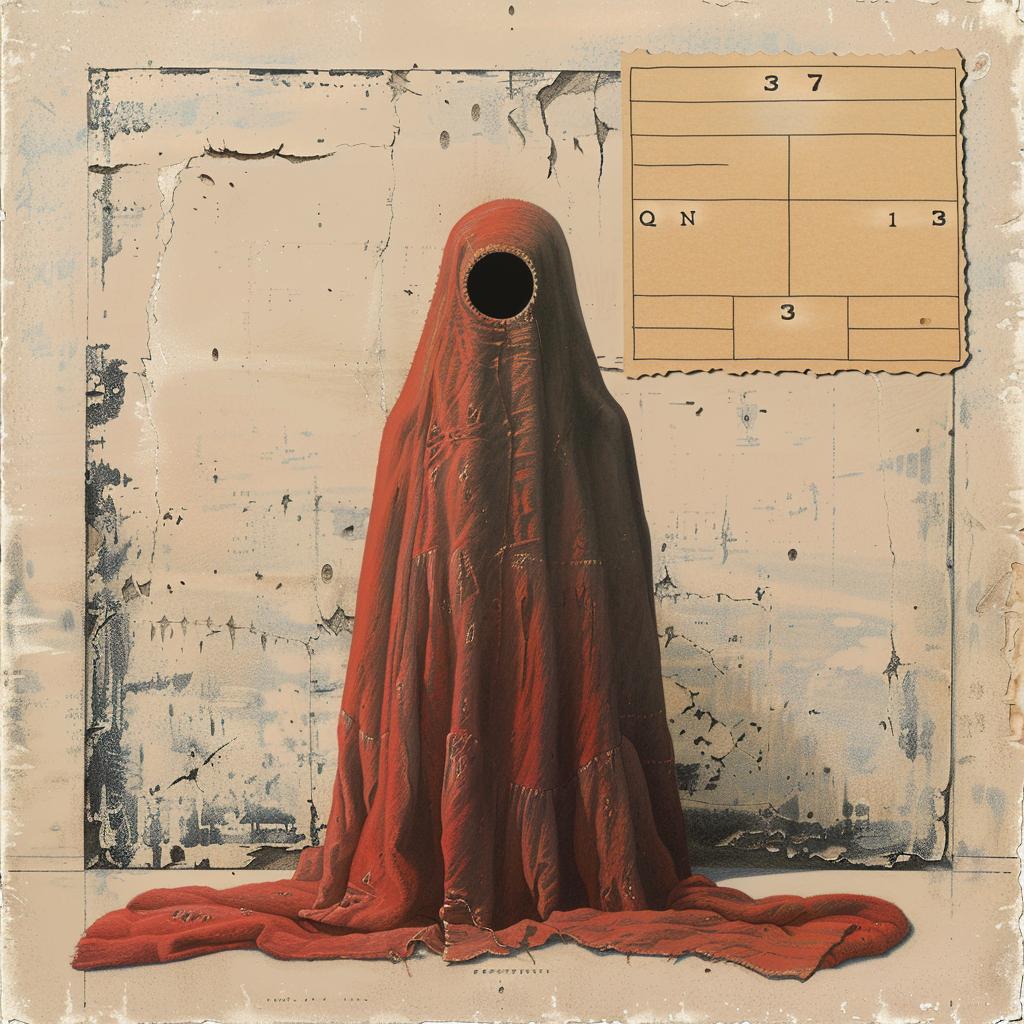 hooded  figure  poster  dramatic  red  spiritual  abstract  colorful  intricate  naturalistic 975621