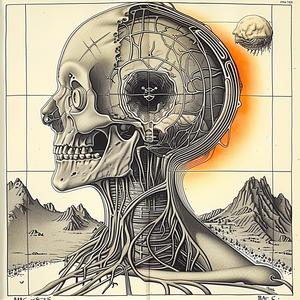 skull  brain  drawing  illustration  anatomy  human  art  dark  macabre  detail 1037238