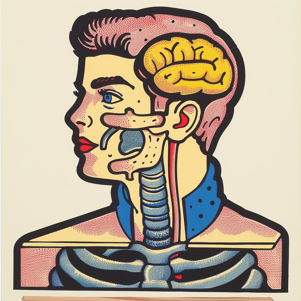 surreal  man  head  brain  anatomy  poster  minimal  creative  art  thoughtful 961528