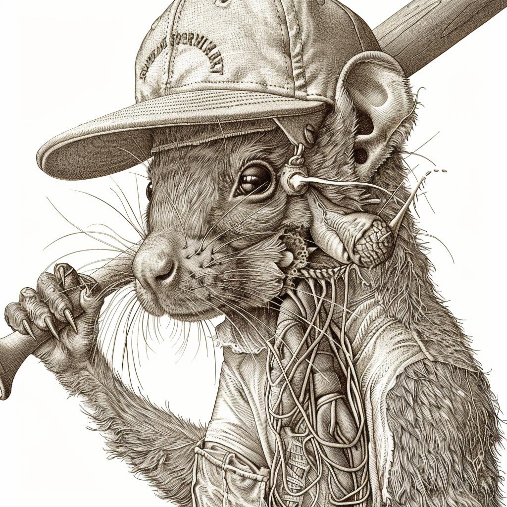 rat  aggressive  baseball  cap  anthropomorphic  street  drawing  hip-hop  simple  minimal 959586