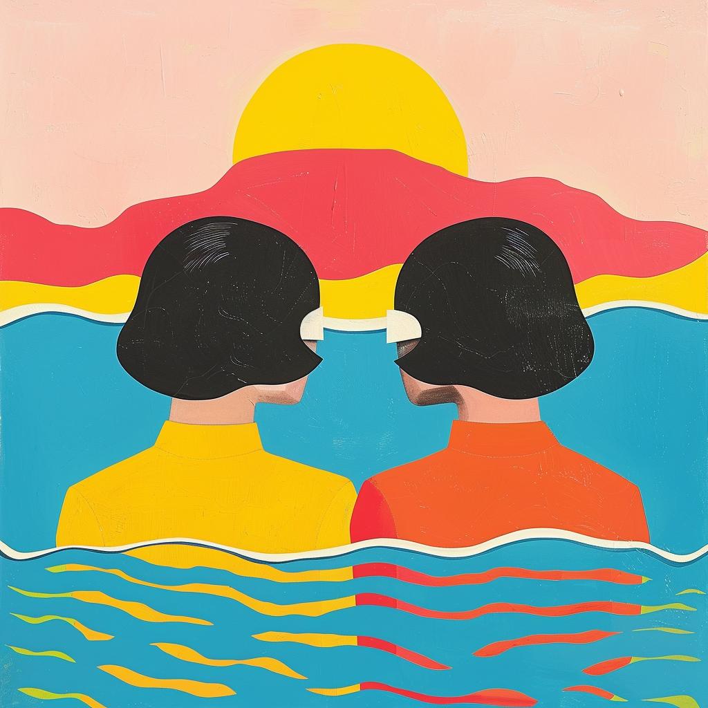 surreal  painting  people  water  sun  background  artistic  colorful  nature  creative 1019152