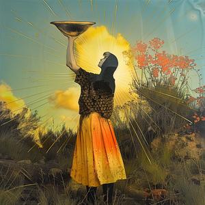 woman  water  bowl  sky  surreal  dreamlike  chromolithography  ethereal  floating  fantasy 1040078
