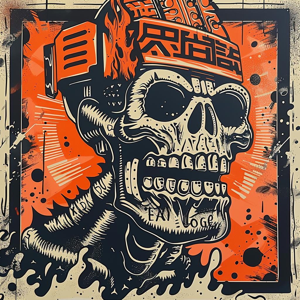 poster  skull  hat  graphic  design  urban  aggressive  japanese  illustration  trendy 948834