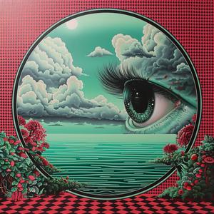 chromolithography  eye  red  green  minimalist  abstract  visual  colorful  contrast  design 1037574