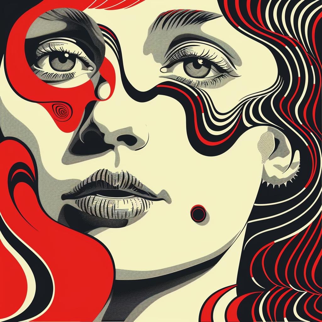 poster  woman  face  red  hair  art  design  illustration  graphic  vector 918204