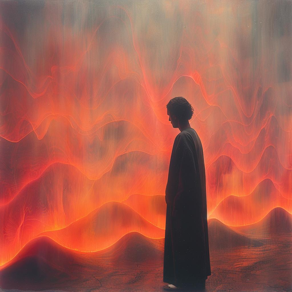 quantum  waves  surreal  double  exposure  fire  lighting  glow  NYC  lifestyle 1028553