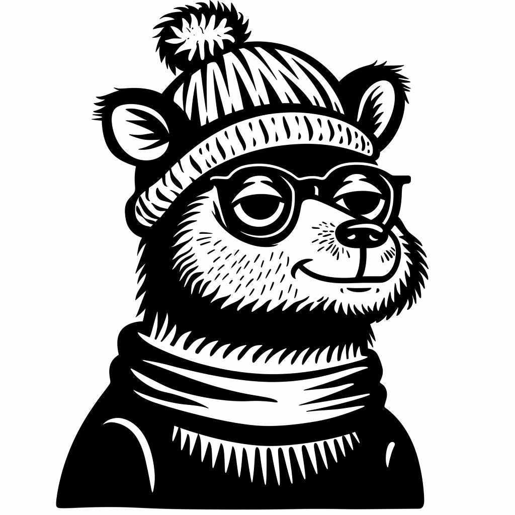 aggressive  streetwise  anthropomorphic  animal  hat  glasses  minimal  urban  culture  cartoon 959057