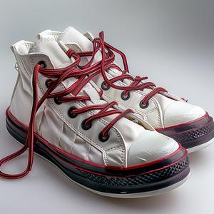 sneakers  white  red  laces  converse  pair  studio  photography  hybrid  style 1038086