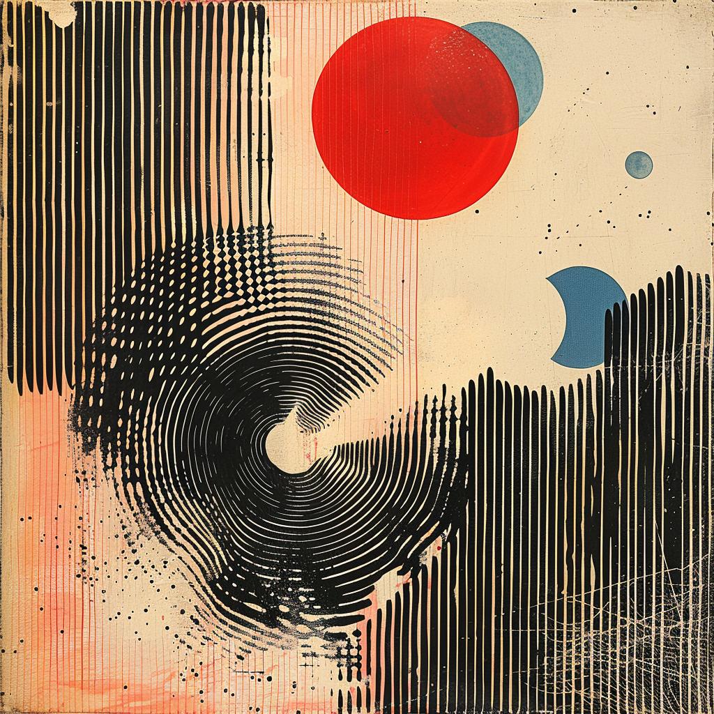 abstract  black  white  striped  painting  graphic  dots  colorful  art  modern 916180
