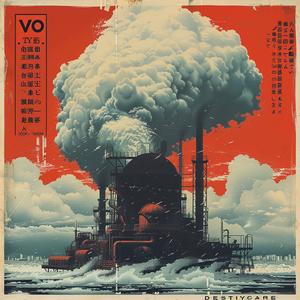 poster  horror  factory  clouds  Japanese  abstract  surreal  minimalism  fantasy  intricate 1040374