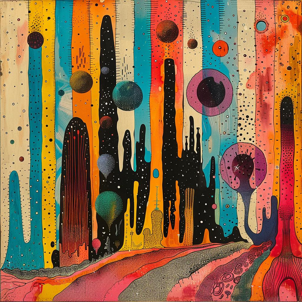 sunset  rebirth  chaos  horror  vibrant  colorful  abstract  albumart  modern  surreal 965004