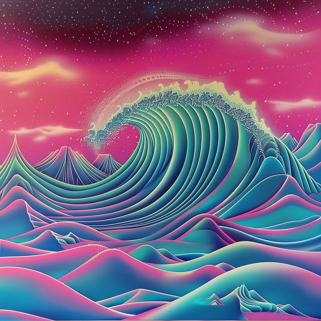 psychedelic  wave  ocean  abstract  vibrant  colorful  fluid  motion  energy  surreal 967550