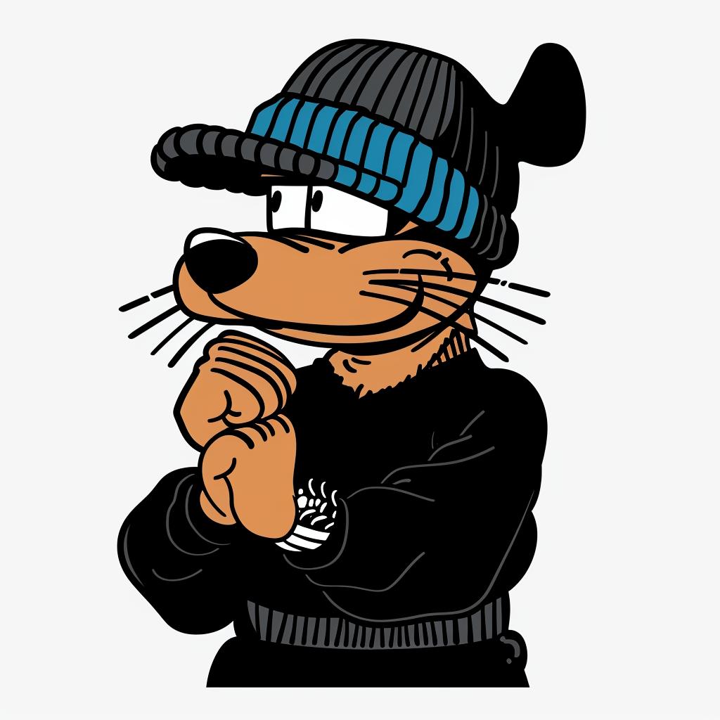 animal  cartoon  hat  gloves  simple  street  urban  aggressive  minimal  playful 958824