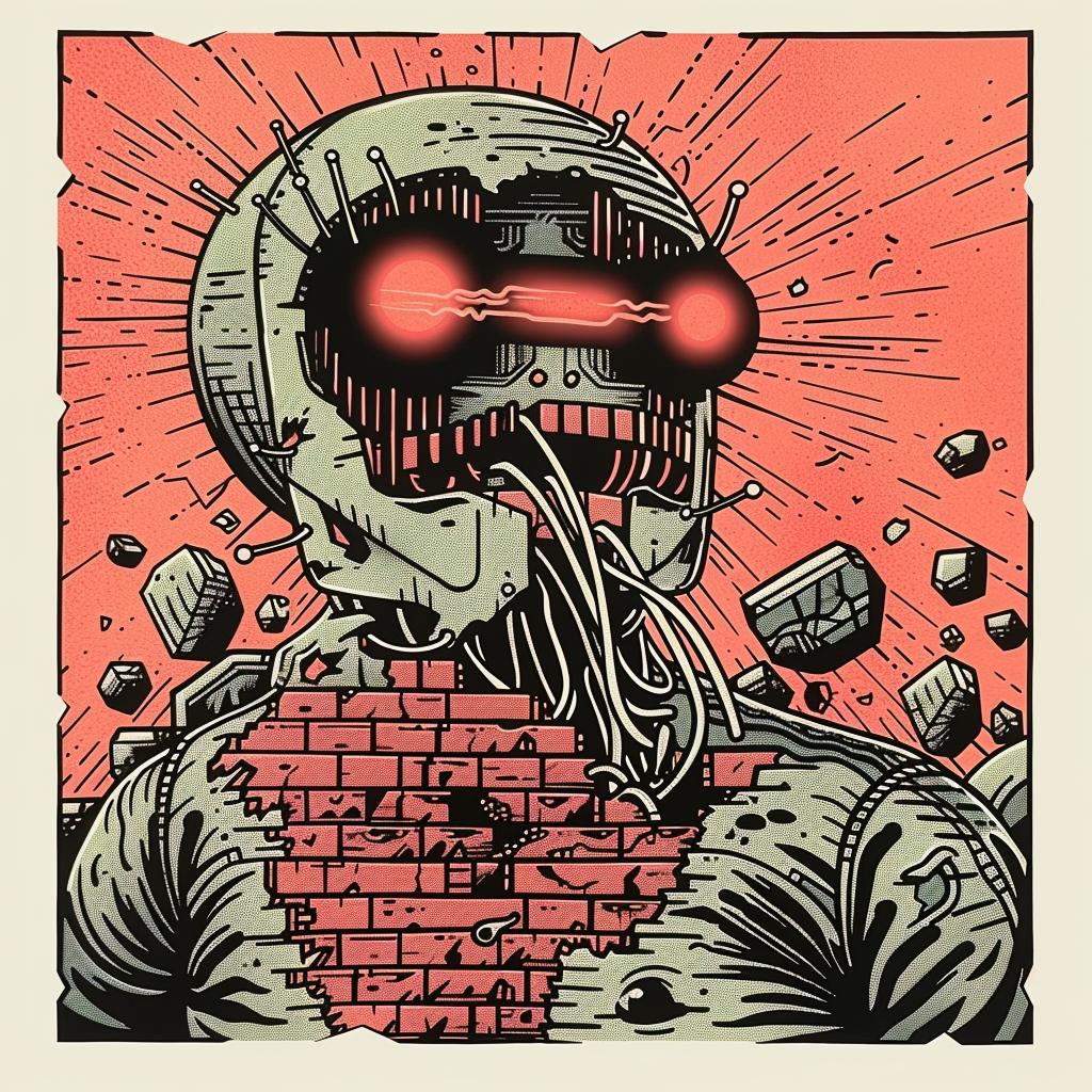 robot  poster  brick  wall  design  graphic  urban  modern  art  japanese 947555