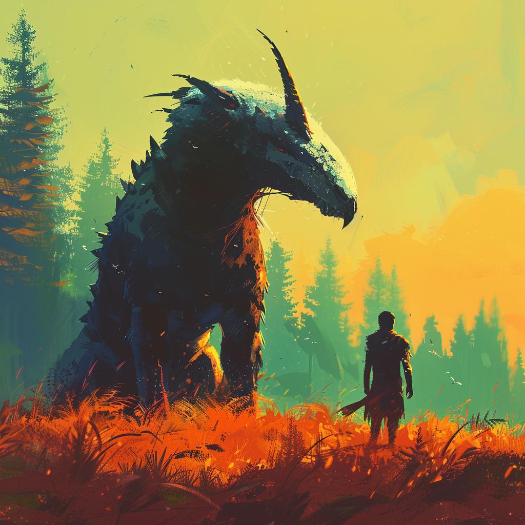 mythical  creature  dragon  man  forest  fantasy  nature  adventure  surreal  exploration 941405