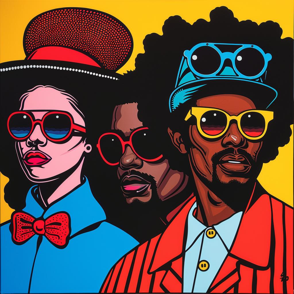 Abdul  Mati  Klarwein  Sunglasses  Hats  People  Fashion  Stylized  Art  Portrait 1022643
