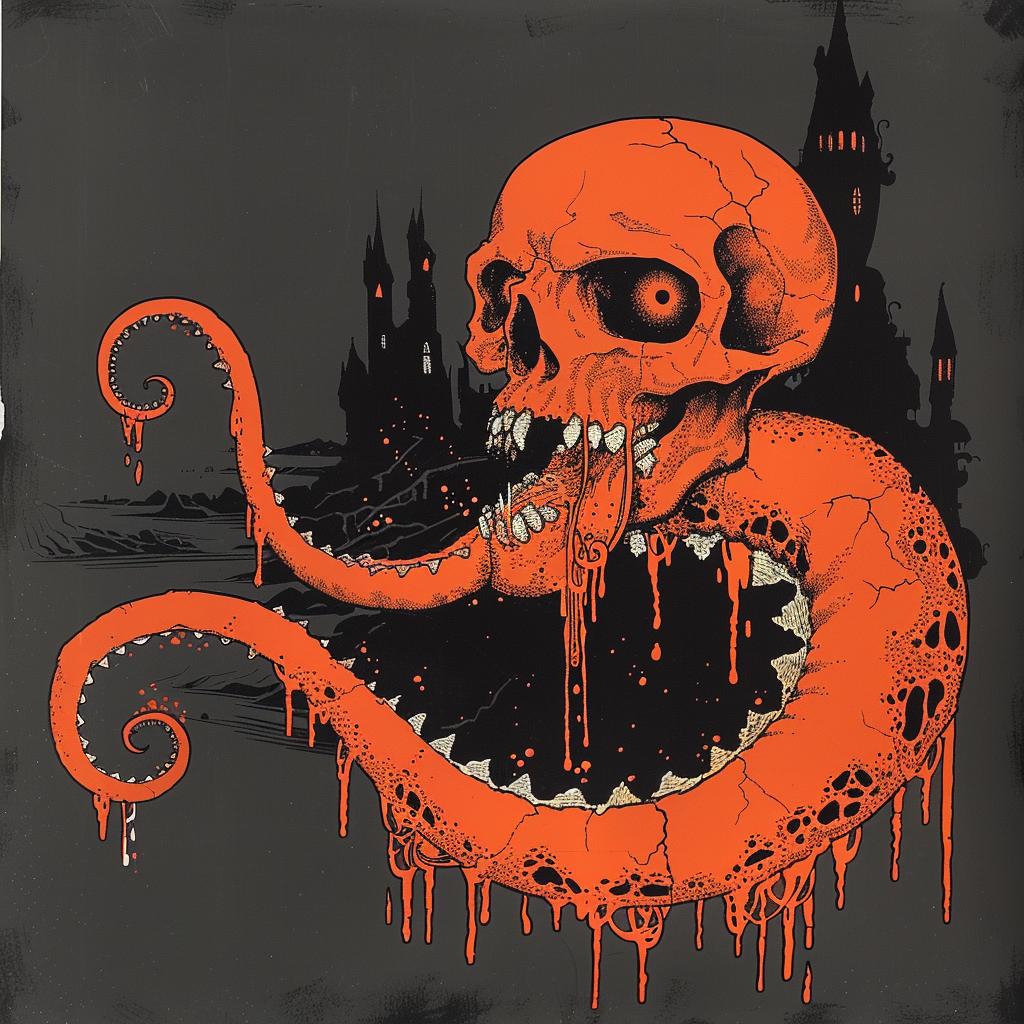 skull  octopus  sticker  art  provocative  todd  mcfarlane  design  dark  style 927868