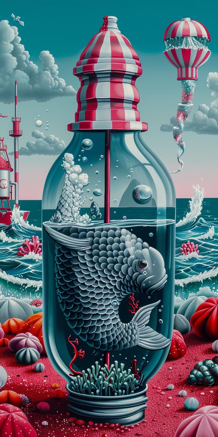 lightbulb  liquid  fish  bottle  artistic  colorful  underwater  fantasy  conceptual  surreal 940583