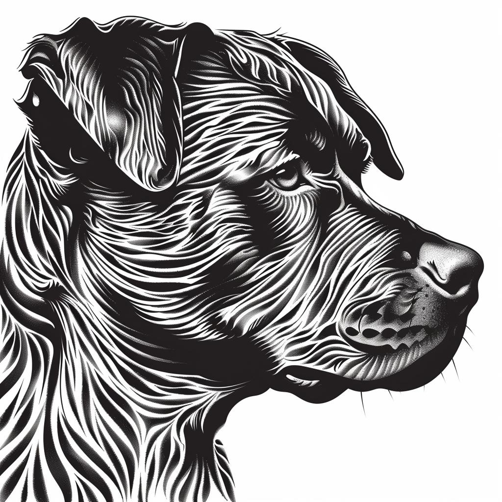 dog  head  illustration  vector  black  white  animal  stylized  artistic  modern 942518
