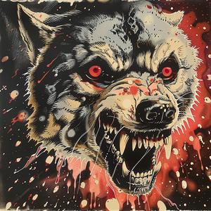 wolf  painting  red  eyes  chromolithography  wildlife  intense  dark  art  ferocious 1056194