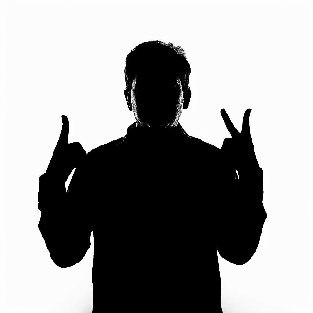silhouette  man  gesture  sign  peace  sign  black  illustration  white  minimal 954172