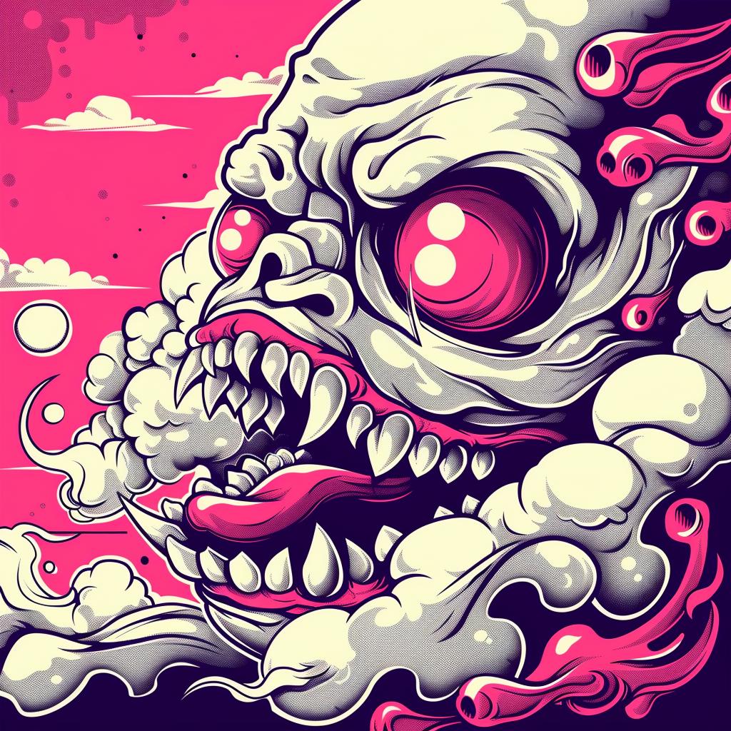 monster  cartoon  illustration  surreal  colorful  whimsical  creative  bold  random  playful 942134