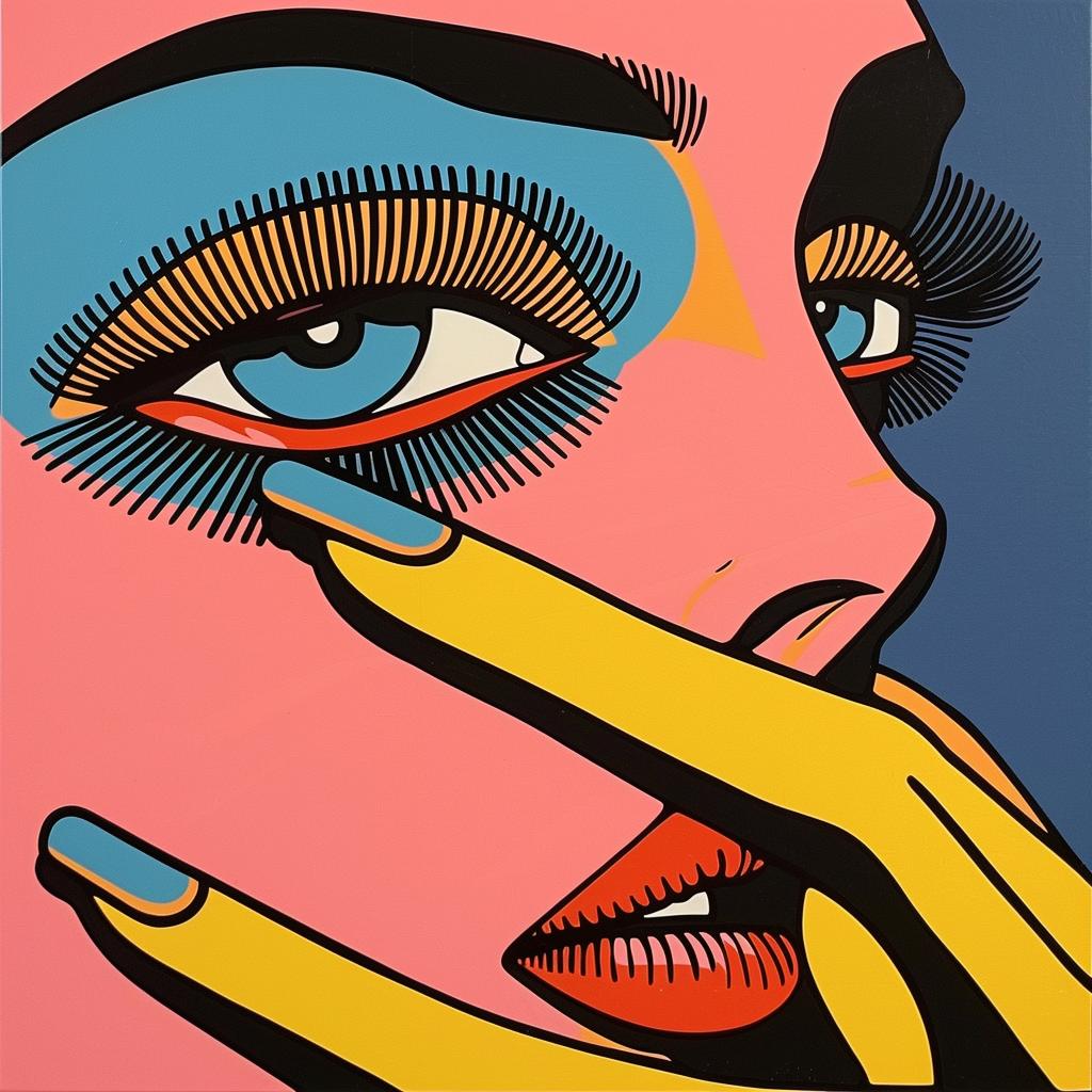 chromolithography  message  photo  collage  Rodchenko  Kandinsky  woman  blue  yellow  art 1023086