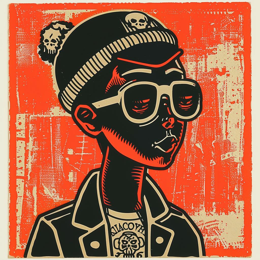 streetwise  anthropomorphic  minimal  culture  poster  boy  sunglasses  beanie  aggressive  simple 949941