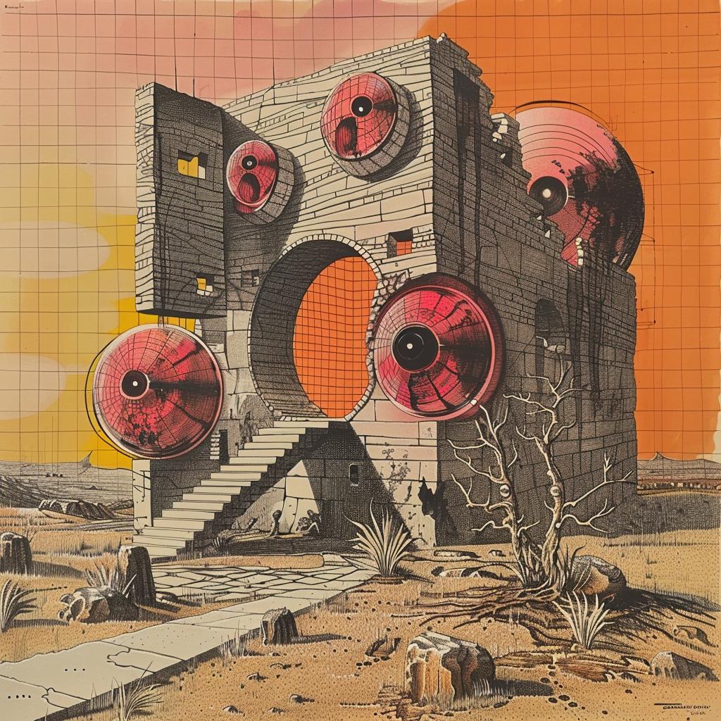 surreal  pandas  ominous  occult  building  eyes  artwork  Simon Stalenhag  Adolph Gottlieb  creative 939165