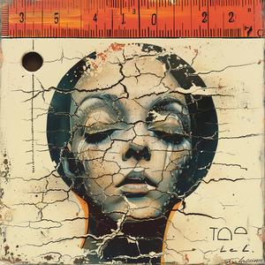 encaustic  painting  woman  ruler  Emek  Beksinski  Claude Cahun  art  colorful  wall 1066569