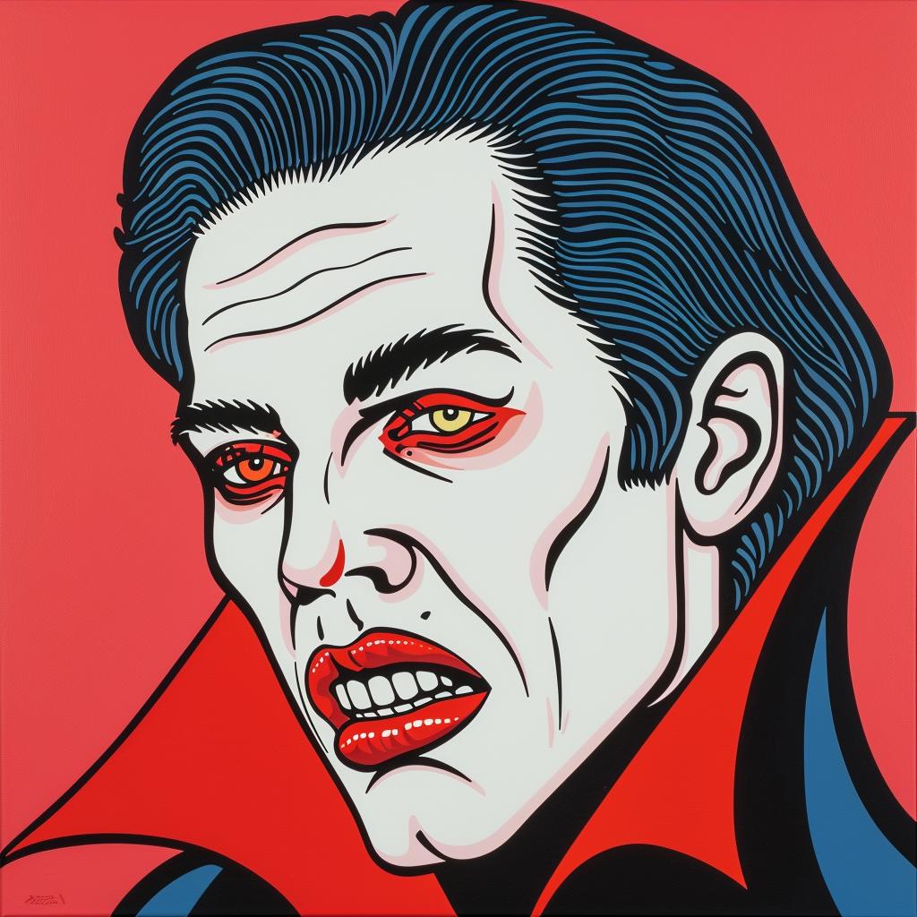Dracula  painting  vampire  red  eyes  gothic  horror  dark  character  fantasy 972948