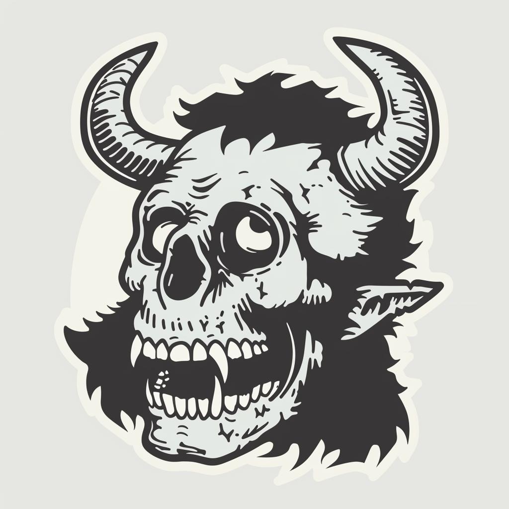 skull  demon  horns  dark  creepy  surreal  animal  art  fantasy  macabre 942562