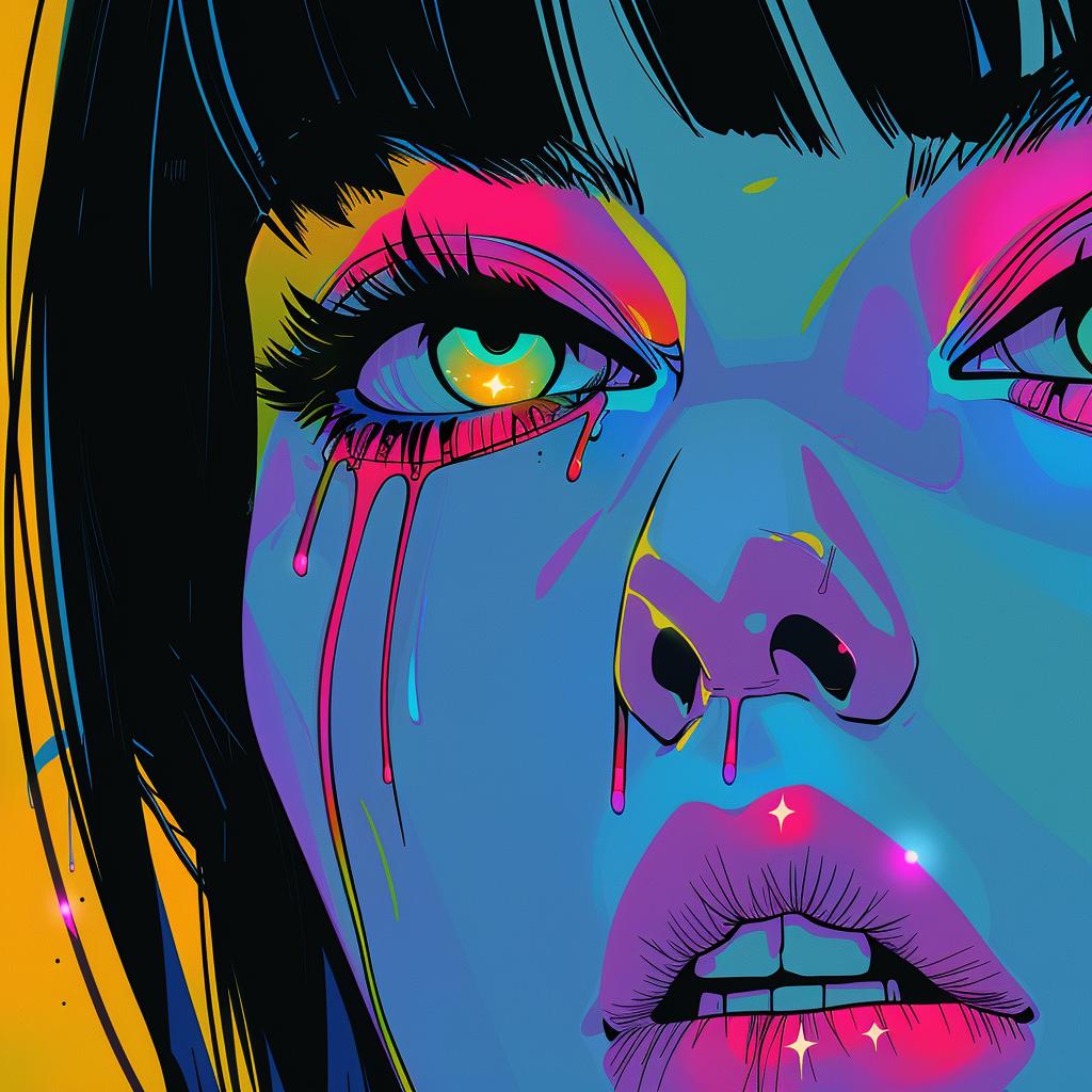 woman  eyes  bright  colorful  makeup  portrait  cute  style  art  vibrant 958043